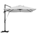 vidaXL Cantilever Roma Napernyő Beige és fekete 352 x 251 x 265 cm