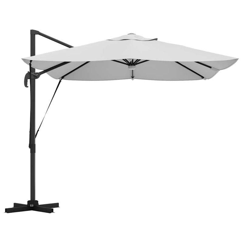 vidaXL Cantilever Roma Napernyő Beige és fekete 352 x 251 x 265 cm
