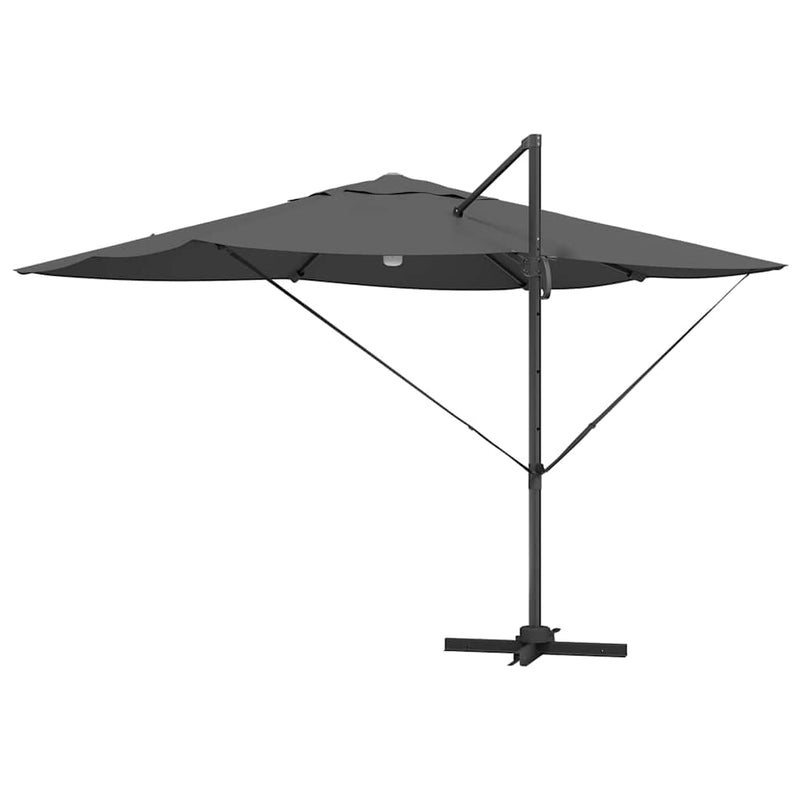 vidaXL Cantilever Roma Napernyő Antracit és fekete 352 x 251 x 265 cm