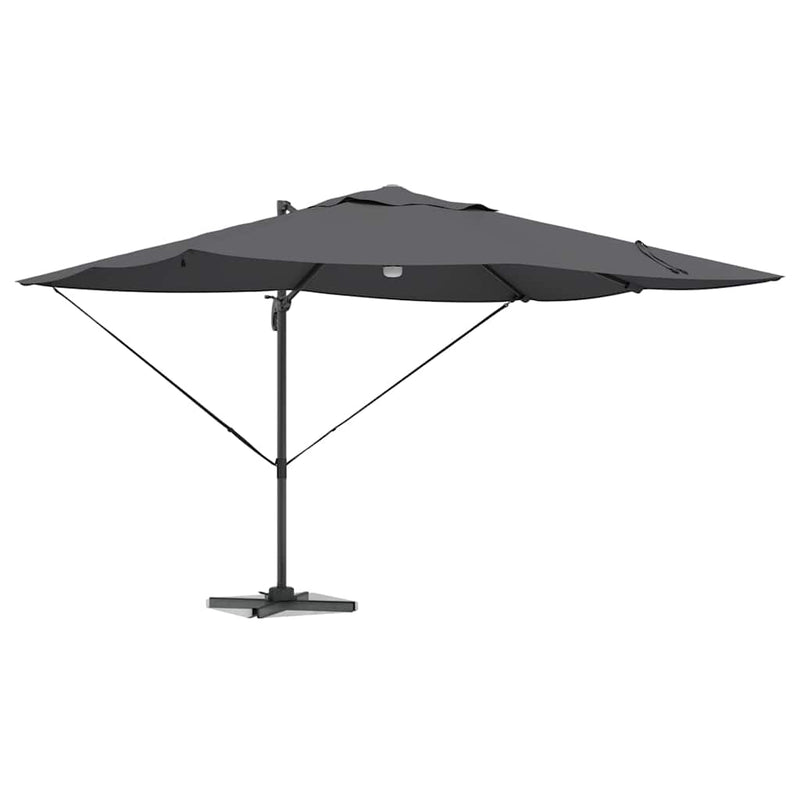vidaXL Cantilever Roma Napernyő Antracit és fekete 352 x 251 x 265 cm