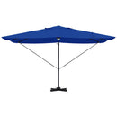 vidaXL Cantilever Roma Napernyő Kék és Fekete 352 x 251 x 265 cm