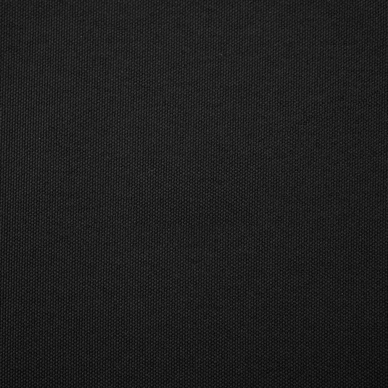 vidaXL Kerti napernyő Fekete 370 x 197 x 239 cm Porszórt Acél