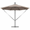 vidaXL Kéttámaszos bannána napernyő Tópszínű 294 x 294 x 248 cm