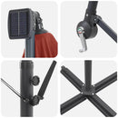 vidaXL Kéttámaszos bannána napernyő Terrakotta 249 x 249 x 250 cm