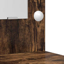 vidaXL Öltözködőasztal fiókkal 2 pcs Barna 50 x 41 x 135 cm Faanyag