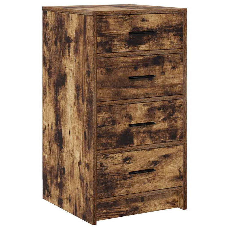 vidaXL Öltözködőasztal fiókkal 3 pcs Barna 40 x 41 x 135 cm Faanyag