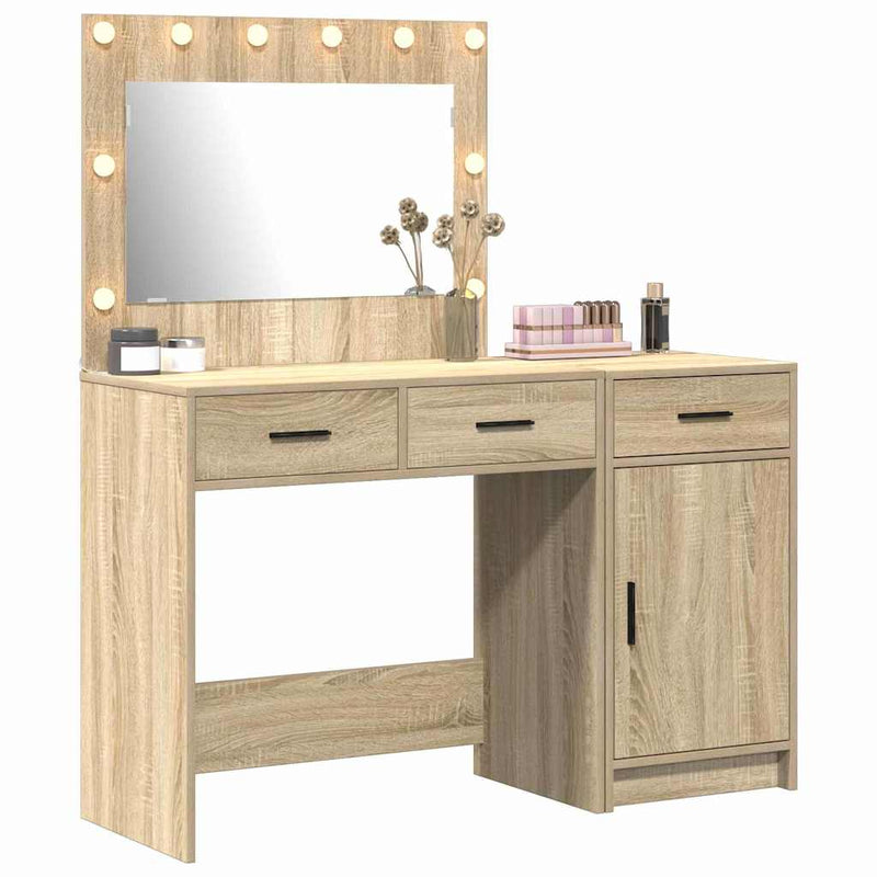 vidaXL Öltözködőasztal fiókkal 2 pcs Barna 40 x 41 x 75 cm Faanyag