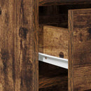 vidaXL Öltözködőasztal fiókkal 2 pcs Barna 40 x 41 x 75 cm Faanyag