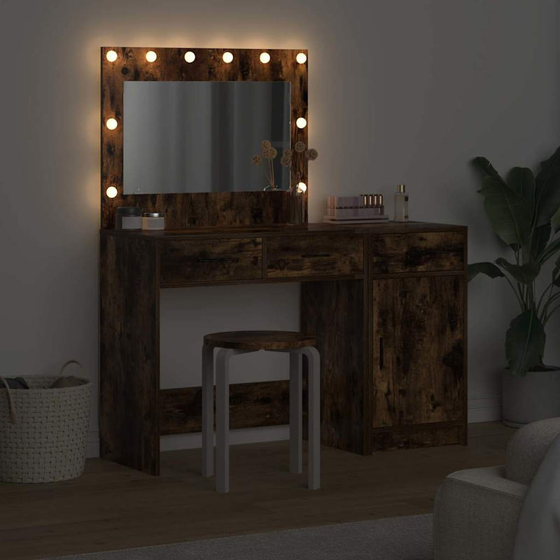 vidaXL Öltözködőasztal fiókkal 2 pcs Barna 40 x 41 x 75 cm Faanyag