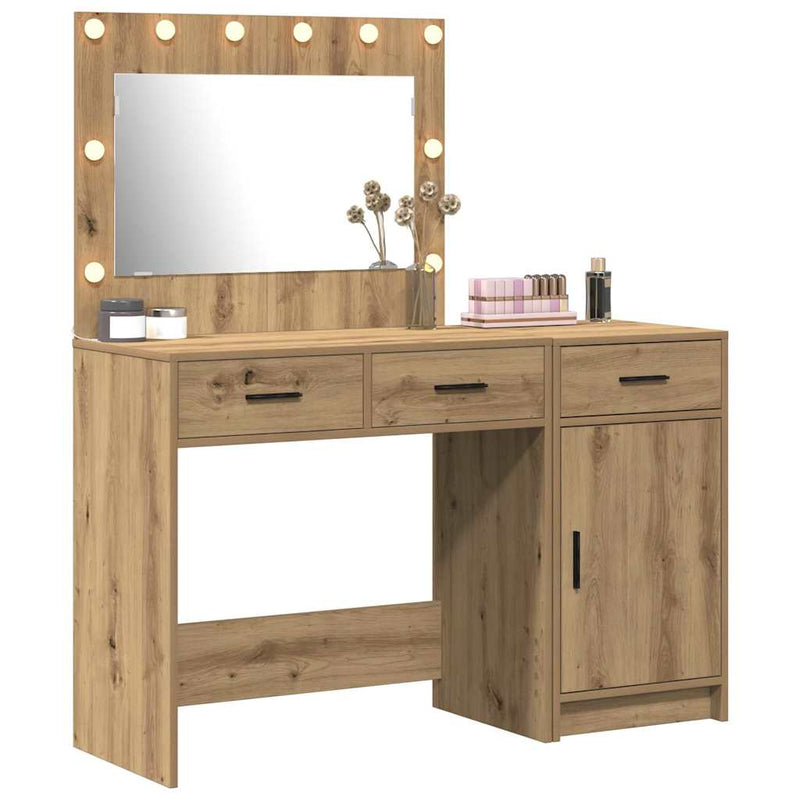 vidaXL Öltözködőasztal fiókkal 2 pcs Barna 40 x 41 x 75 cm Faanyag
