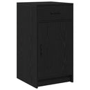 vidaXL Öltözködőasztal fiókkal 2 pcs Fekete 50 x 41 x 135 cm Faanyag