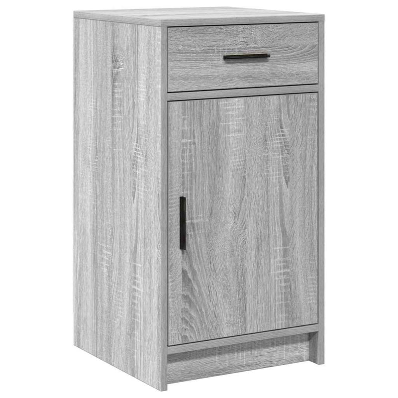 vidaXL Öltözködőasztal fiókkal 2 pcs Szürke 50 x 41 x 135 cm Faanyag
