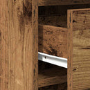 vidaXL Öltözködőasztal fiókkal 2 pcs Barna 50 x 41 x 135 cm Faanyag