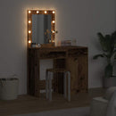 vidaXL Öltözködőasztal fiókkal 2 pcs Barna 50 x 41 x 135 cm Faanyag