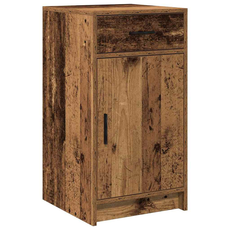 vidaXL Öltözködőasztal fiókkal 2 pcs Barna 50 x 41 x 135 cm Faanyag