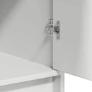 vidaXL Öltözködőasztal fiókkal 3 pcs Fehér 40 x 41 x 75 cm Faanyag