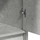 vidaXL Öltözködőasztal fiókkal 3 pcs Szürke 40 x 41 x 75 cm Faanyag