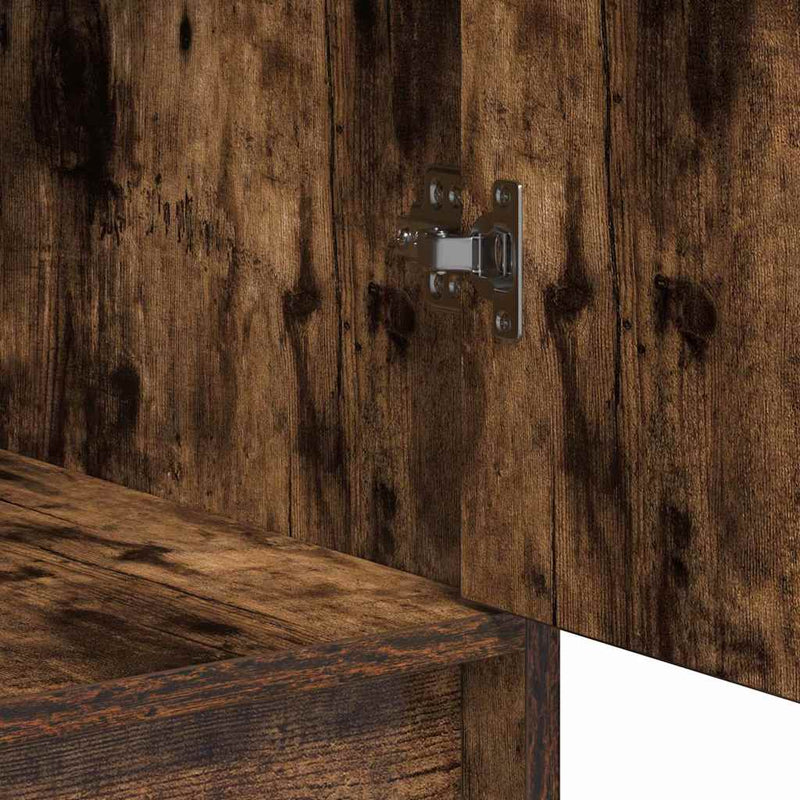 vidaXL Öltözködőasztal fiókkal 3 pcs Barna 40 x 41 x 75 cm Faanyag
