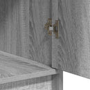 vidaXL Öltözködőasztal fiókkal 3 pcs Szürke 40 x 41 x 75 cm Faanyag