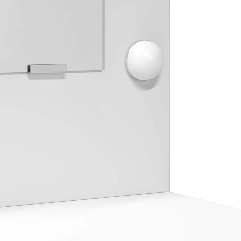 vidaXL Öltözködőasztal fiókkal 2 pcs Fehér 78.5 x 41 x 135 cm Faanyag