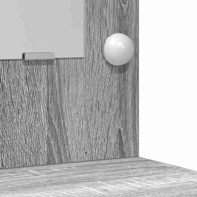 vidaXL Sminkasztal Készlet 2 pcs Szürke sonoma 50 x 41 x 135 cm