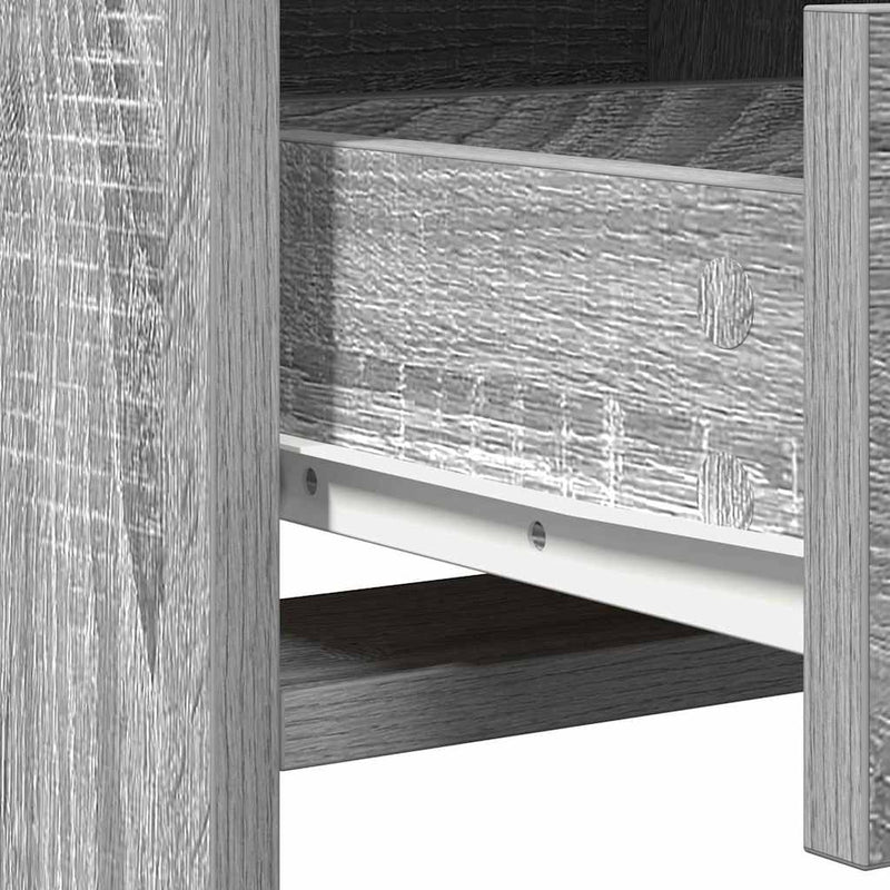 vidaXL Sminkasztal Készlet 2 pcs Szürke sonoma 50 x 41 x 135 cm
