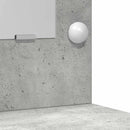 vidaXL LED-es öltözködő asztal szett 3 pcs Beton Szürke Faanyag