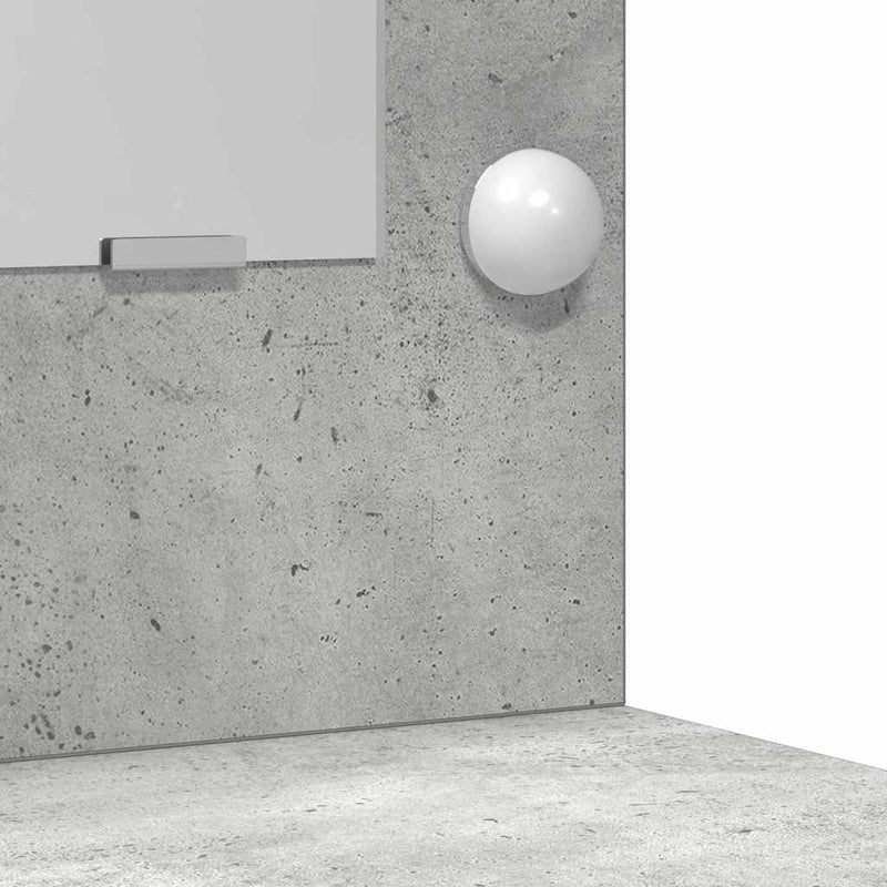 vidaXL Sminkasztal Készlet 3 pcs Beton Szürke 50 x 41 x 135 cm Faanyag