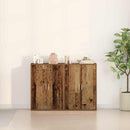 vidaXL Széf 2 pcs Öreg fa 60 x 31 x 84 cm Faanyag