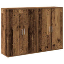 vidaXL Széf 2 pcs Öreg fa 60 x 31 x 84 cm Faanyag