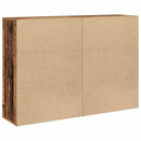 vidaXL Széf 2 pcs Öreg fa 60 x 31 x 84 cm Faanyag