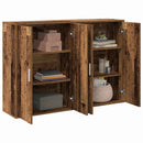 vidaXL Széf 2 pcs Öreg fa 60 x 31 x 84 cm Faanyag