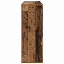 vidaXL Széf Régi fa 60 x 31 x 84 cm Faanyag