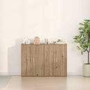 vidaXL Széf 2 pcs Artisan tölgy 60 x 31 x 84 cm Faanyag