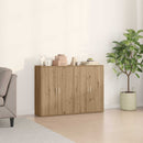 vidaXL Széf 2 db Artisan tölgy 60 x 31 x 84 cm Szerelt Fa