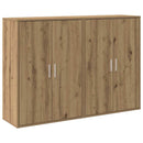 vidaXL Széf 2 pcs Artisan tölgy 60 x 31 x 84 cm Faanyag