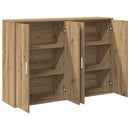 vidaXL Széf 2 pcs Artisan tölgy 60 x 31 x 84 cm Faanyag