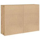vidaXL Széf 2 pcs Artisan tölgy 60 x 31 x 84 cm Faanyag