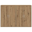 vidaXL Széf 2 pcs Artisan tölgy 60 x 31 x 84 cm Faanyag