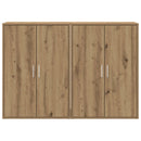 vidaXL Széf 2 db Artisan tölgy 60 x 31 x 84 cm Szerelt Fa