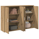 vidaXL Széf 2 pcs Artisan tölgy 60 x 31 x 84 cm Faanyag