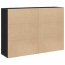 vidaXL Széf 2 pcs Fekete tölgy 60 x 31 x 84 cm Faanyag