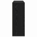 vidaXL Széf 2 pcs Fekete tölgy 60 x 31 x 84 cm Faanyag