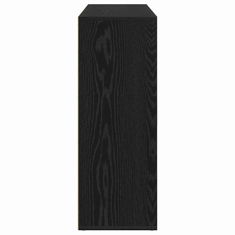 vidaXL Széf Musta tammi 60 x 31 x 84 cm Faanyag