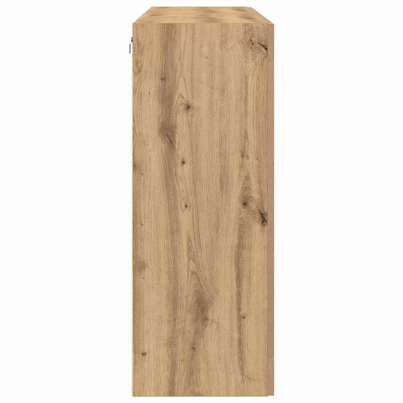 vidaXL Fali szekrény 2 pcs kézműves tölgy 69.5 x 34 x 90 cm Faanyag
