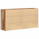 vidaXL Oldalszekrények 2 pcs Régi fa 79 x 38 x 80 cm Faanyag