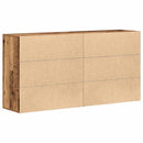 vidaXL Széf 2 pcs Öreg fa 79 x 38 x 80 cm Faanyag