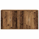 vidaXL Oldalszekrények 2 pcs Régi fa 79 x 38 x 80 cm Faanyag