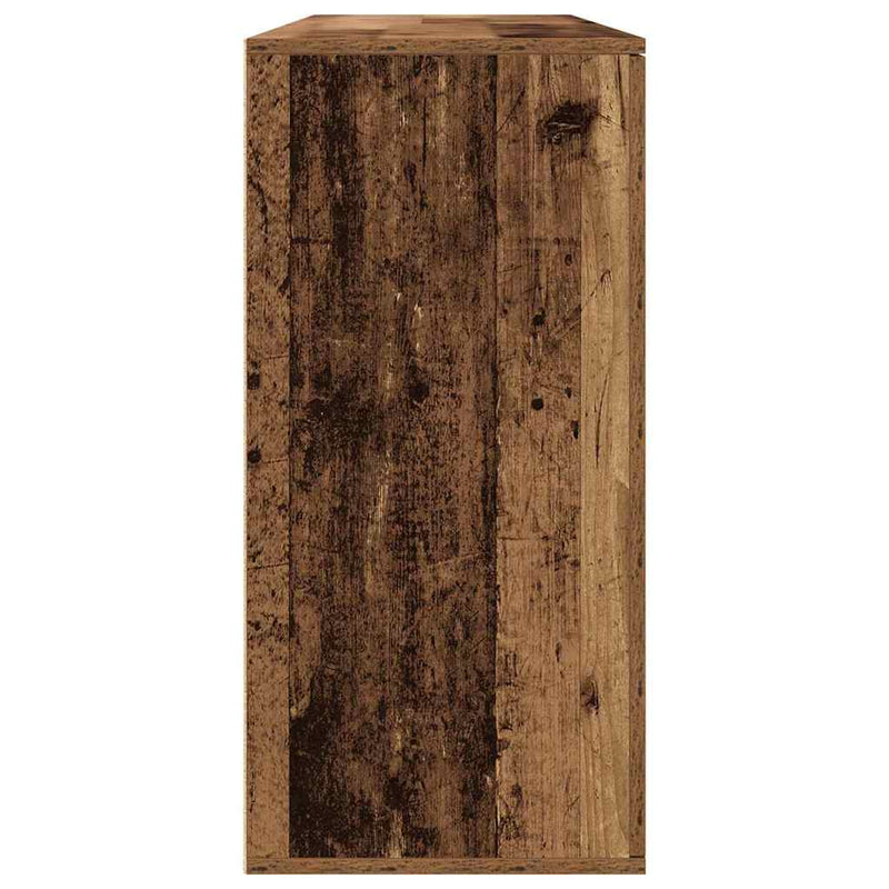 vidaXL Oldalszekrények 2 pcs Régi fa 79 x 38 x 80 cm Faanyag