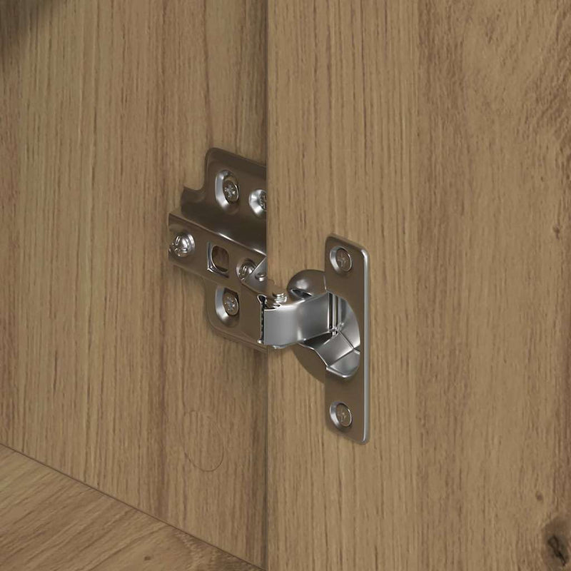 vidaXL Oldalszekrények 2 pcs kézműves tölgy 79 x 38 x 80 cm Faanyag